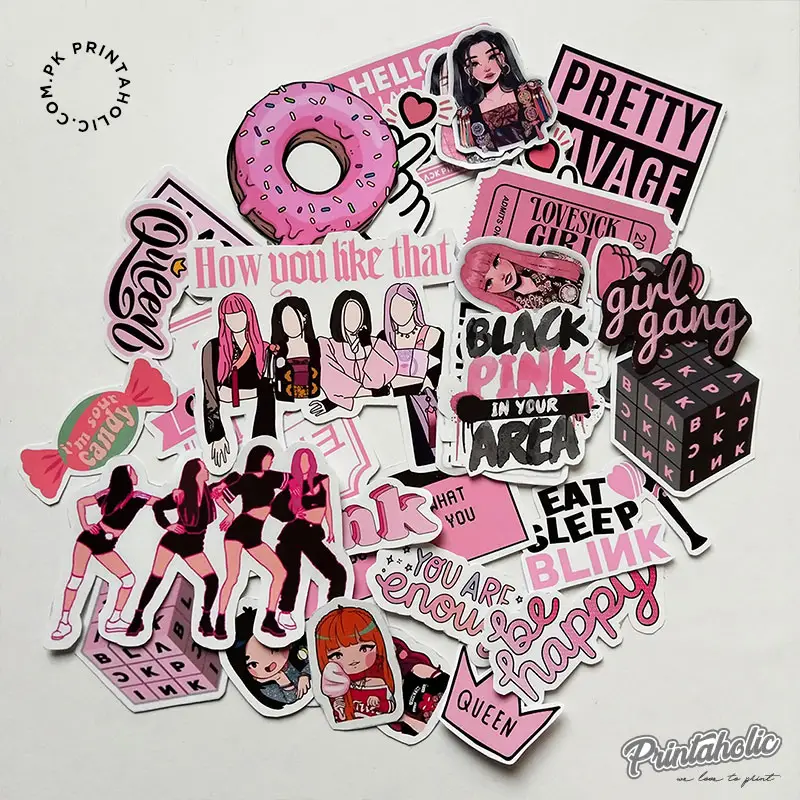 30 BLACKPINK CUTOUT Stickers, Fully Customized Perfect Gift - Image 2