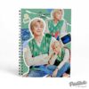 BTS Logo Printed Notebook, Fully Customized Perfect Gift For Army
