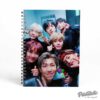 BTS Logo Printed Notebook, Fully Customized Perfect Gift For Army