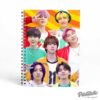 BTS Logo Printed Notebook, Fully Customized Perfect Gift For Army