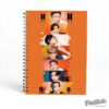 BTS Logo Printed Notebook, Fully Customized Perfect Gift For Army