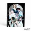BTS Logo Printed Notebook, Fully Customized Perfect Gift For Army