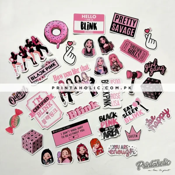 30 BLACKPINK CUTOUT Stickers, Fully Customized Perfect Gift - Image 2