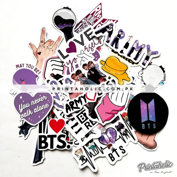 K-POP Stickers Pack (30 Cutouts) – Fully Customized