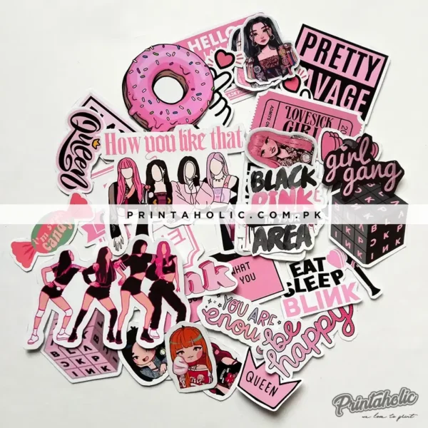 30 BLACKPINK CUTOUT Stickers, Fully Customized Perfect Gift