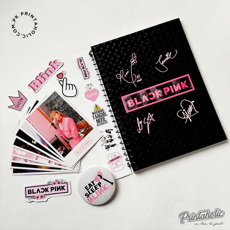 3in1 BLACKPINK DEAL - Notebook, Badge, PhotoCards