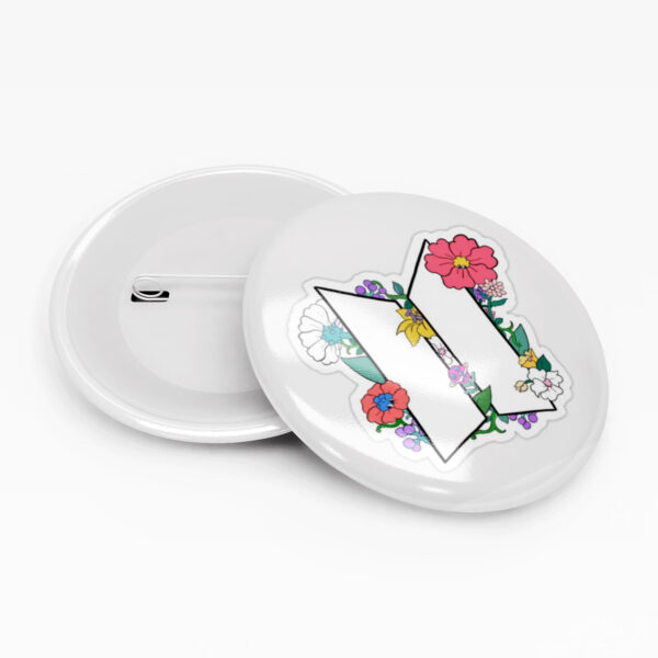 Pin Badge - BTS Flower Logo