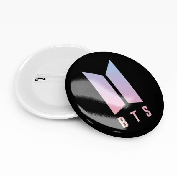 Pin Badge - Black BTS Logo