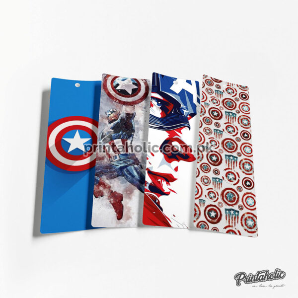 Captain America Bookmarks - Pack of 4
