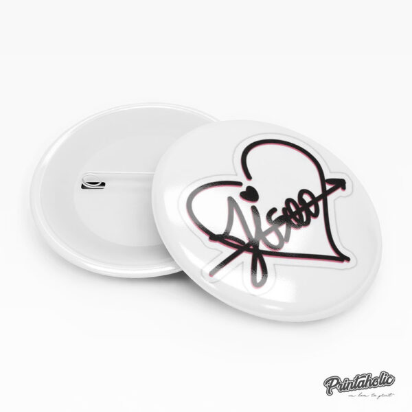 BlackPink K-POP - Pin Badge - Lisa , Rose, Jennie, Jisso Signature - Image 3