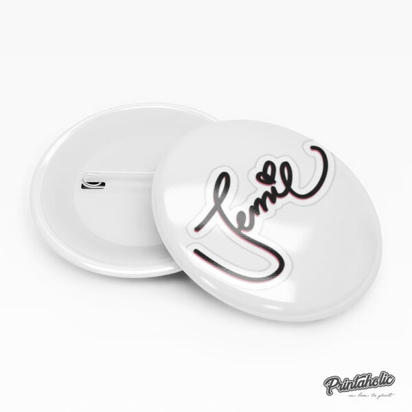 BlackPink K-POP - Pin Badge - Lisa , Rose, Jennie, Jisso Signature - Image 4